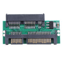 1.8" Micro SATA MSATA TO 7+9 2.5" SATA Adapter Converter Card Connector 3.3SEAU