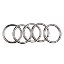 5pcs Round Carabiners Outdoor Camping Hiking Spring Buckle Ring Clip Hook