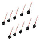 10pcs T10 W5W Car Socket Extension Wedge Base Light Connector Fittings