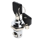 Tubular Cam Lock with Stainless Steel Collar Ring and Chrome Finish