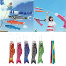 4pcs  16'' Japanese Windsock Carp Flag Koi Nobori  Kite Streamer Boat Decor.