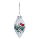 Christmas Ornaments Xmas Tree Drop Pendant Hanging Ball Transparent Clear I