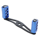 Reel Handle for Baitcasting Drum Raft Reel Double Handle - Blue Aluminum Alloy
