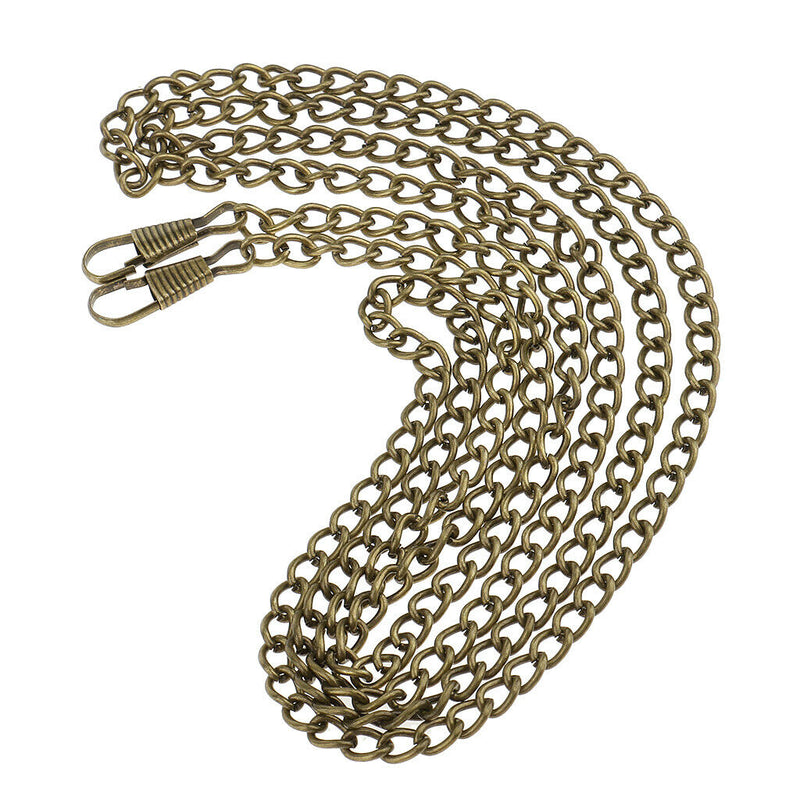 Bronze Cross Body Handbag Shoulder Bag Chain Strap for DIY Bag Accessories
