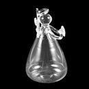 5X(Praying Angel Vases Crystal Transparent Glass Vase Flower Containers Hy G5D9)