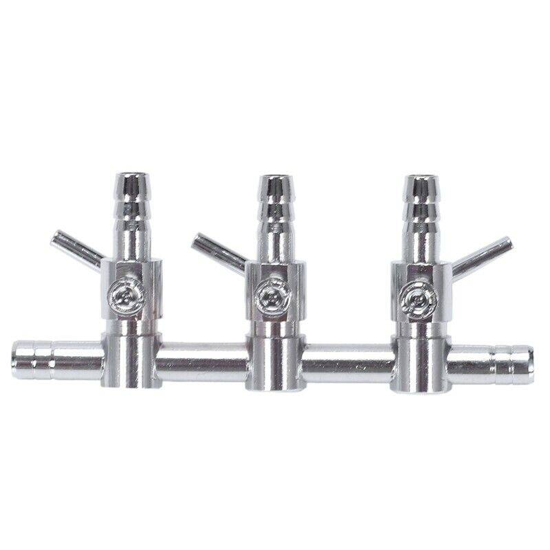 5mm pipe diameter 3way output aquarium airflow control lever pump valve