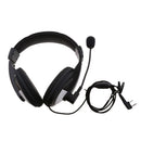 2 Pin Noise Cancelling Overhead Earpiece Car-Racing Audio Headphones Comfortable