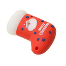 8G Cute Christmas Socks U Disk Flash Memory Stick USB 2.0 Drive Red & White