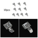 Clip On Zipper Foot Feet For Singer Brother Janome Domestic Sewing Machines HNL