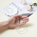 Glass Beads Rondelle Loose Bead Clear For DIY Bracelet Crafts Party Decor 6mm