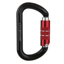 Mountaineering Tree Climbing Rigging Aluminum Carabiner Buckle Hook 24KN New