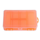 Portable Dual Layer 10 Slots PVC Plastic Fishing Tackle Accessory Tool Box