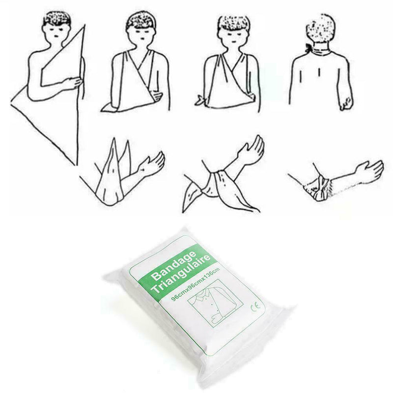 Triangular Bandage Arm Sling Emergency First Aid Gauze HQ Medical Survival R4R0