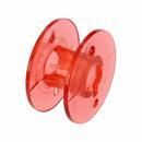Ideal 25 Empty Bobbins Sewing Machine Spools Colorful Plastic Case Storage Z4B3