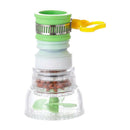 360 Deg Adjustable Faucet Extender Aerator Sprayer Nozzle Water Filter Green