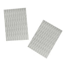 2 Pieces EVA Traction Pads Surf Deck Grip for Surfboard / Kiteboard Grey