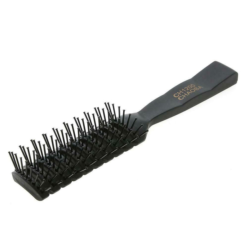 Pro Anti-Static Hair Comb Brush Ribs Hairbrush Salon Hair Care Styling Tool A