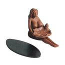 Naked Lady Ceramic Incense Burner Smoke Back flow Cone Nude Holder G Censer Q6O0