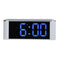 Easy Install Safety LED Display Touch Mirror Clock C/F Alarm Snooze TS-S25-B