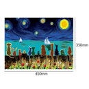 5D DIY Full Drill Diamond Painting Night Landscape Cross Stitch Embroidery