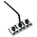 Chrome 42mm Alloy Locking Nut Wrench Screws Black For Guitar Parts Replacem