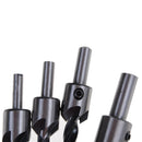 7pcs 5 Flute Countersink Drills Bit HSS Drills Bit Reamer Set Chamfer 3-10mmã€ ME