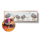 5D Full Round Drill Diamond Painting DIY Tree Elk Rhinestone Picture Craft