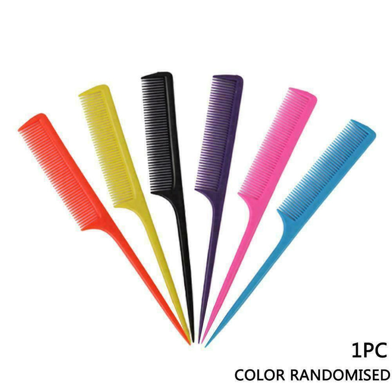 Color Pointed Tail Comb Thin Comb Clip Design The Salon Hairdresser Tool St J6J1