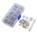 1Set Pliers Metal Prong Snap Buttons Clamps Press Rivets Poppers Sliders BuS Hn