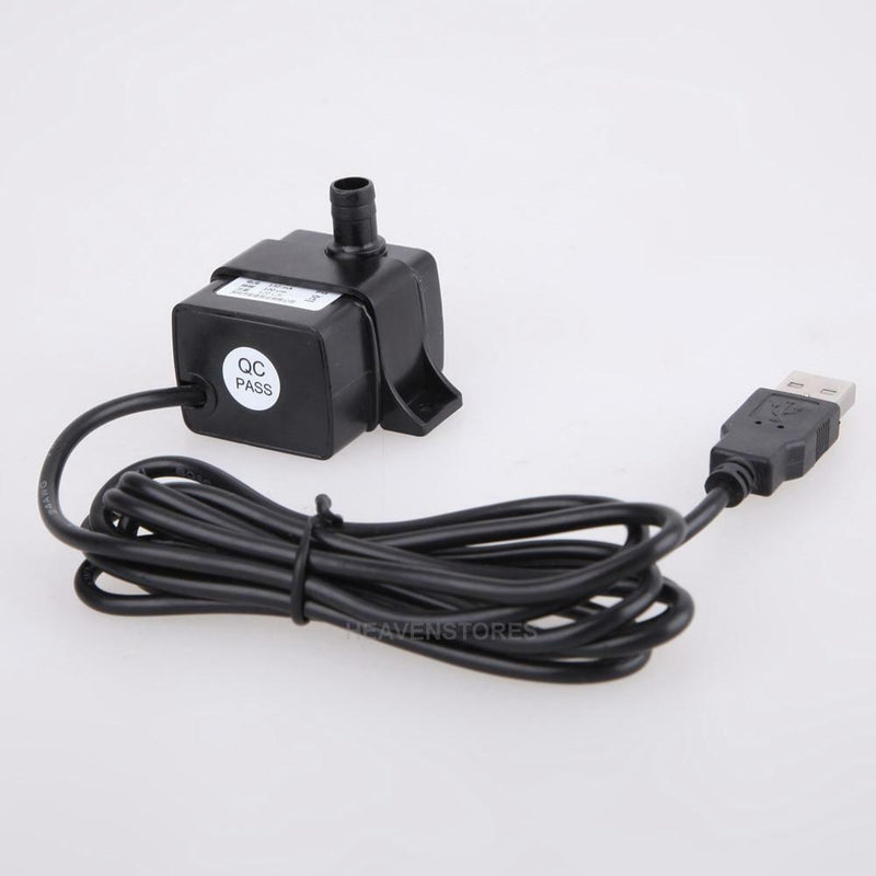 USB DC 5V 3W Submersible Water Pump Aquarium Fish Tank Fountain Pond hv2n