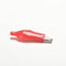 10X/5pairs 44mm Alligator Clip Clamp test Testing Probe Black+Red large size JR