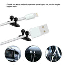 8* Car Charger Line Headphone/USB Cable Cord Car Clip Best Accessories Inte U6O6