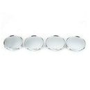 4Pcs 75mm/69mm Center Caps Hub Cover Hub Chrome Car Wheels Caps For Mercedes