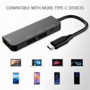 4 Port HD Converter Type-C to Micro USB USB 3.0 USB 2.0 HDMI HUB Adapter