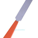 Durable Stainless Steel Guitar Fret File Crowning Narrow Dual Edge Tools