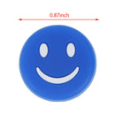 5 Pcs Blue Smile Silicone Tennis Racket Shock Absorber Damper Reduce Vibrat ME
