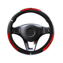 Dragon Design Leather Auto Car Steering Wheel Cover Anti-Catch Holder Protector