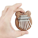 8 Key Mini Kalimba Finger Thumb Piano Marimba Musical Pendant Ornament Gift