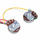 Guitar Pre-wired Harness, 3 Way Blade Toggle Switch 1V1T 500K for Electric  A4T4