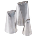 3pcs Basket Weave Tips Icing Piping Nozzle Tips Stainless Steel Tube Nozzles JR