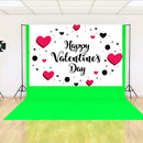 Happy Valentines Day Background Heart Photography Backdrop Wedding Decor
