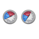 2x BBQ Smoker Temperature Gauge Grill Thermometer for Meat Cooking