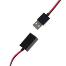 1Pair Alligator Wire USB Clip Male /Female Tester Voltage DC Ammeter Monitor FT