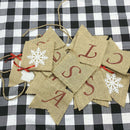 Merry Christmas Letter Design Flag Christmas Banner Party Hanging Decoration Eff