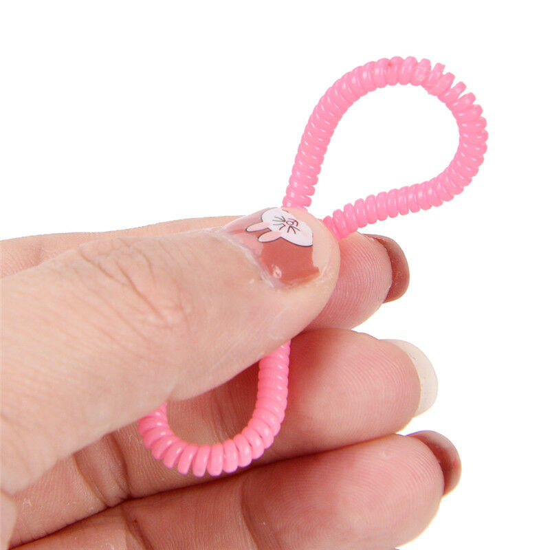 10Pcs Women Girls Hair Band Ties Rope Ring Elastic Hairband Ponytail Holder  Z
