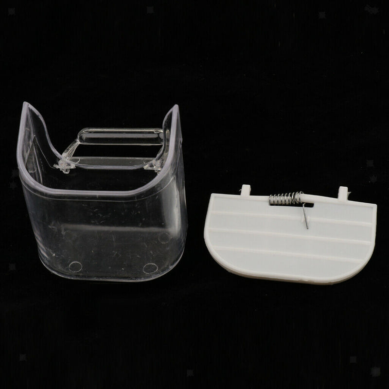 2pcs Starling Tiger Skin Peony Finch Small Birds Parrots Food Feeding Container