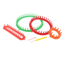 4pcs/Set Plastic Knitting Knitter Looms Set Craft Kit Sock Scarf Hat Maker