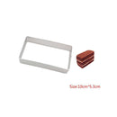 5Pcs/set Cake Mold Ring Stainless Cheese Tower Ring Baking tool Newest Useful