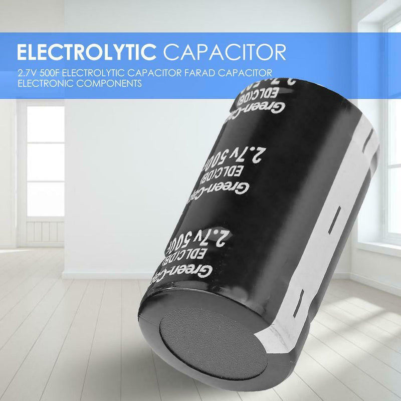 2.7V 500F Electrolytic Capacitor Farad Capacitor Electronic Components A