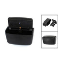 Car black plastic rectangular blue LED ashtray holder